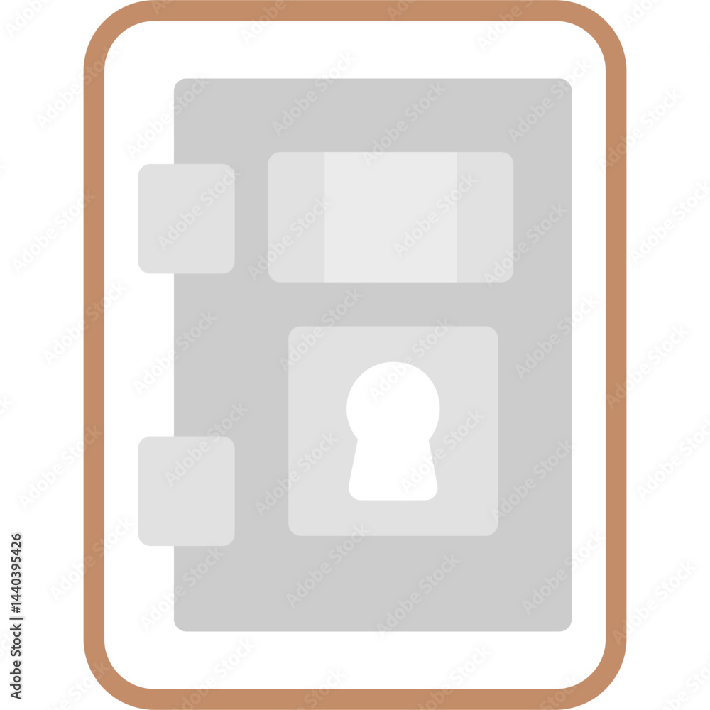 Prison Isolation Flat Icon Prison Isolation Flat Icon