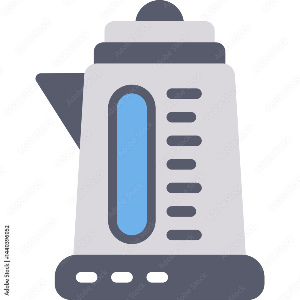Electric Kettle Flat Icon Electric Kettle Flat Icon