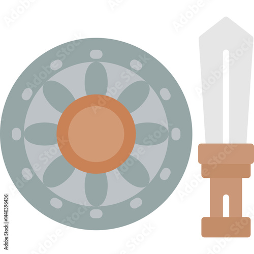 Viking Conquest Flat Icon