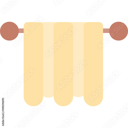 Curtains Flat Icon