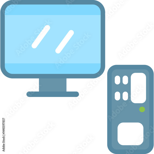 Computer Flat Icon