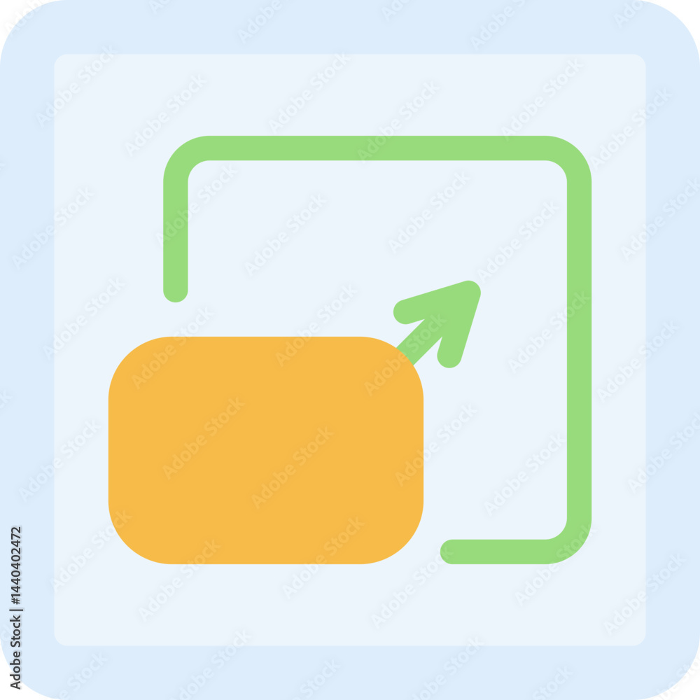 Camera Resolution Flat Icon Camera Resolution Flat Icon