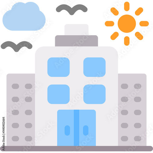 Apartment Flat Icon