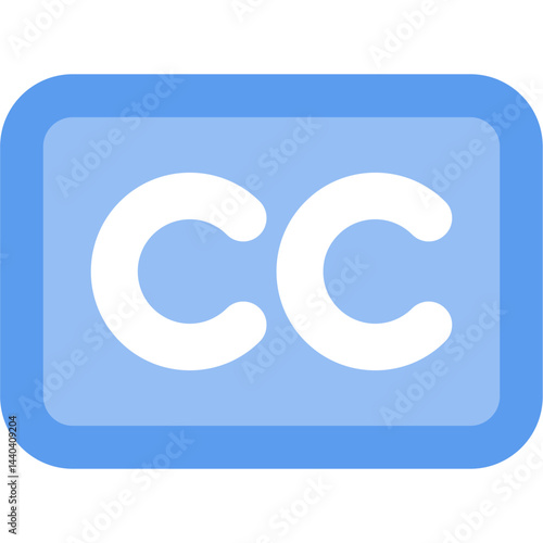 Subtitles Flat Icon