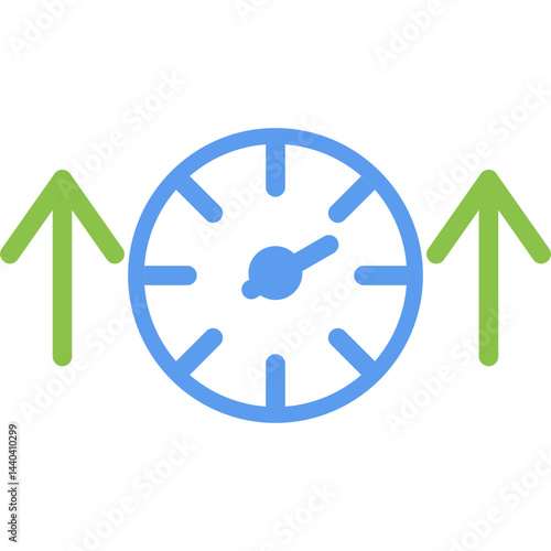 Accelerator Flat Icon