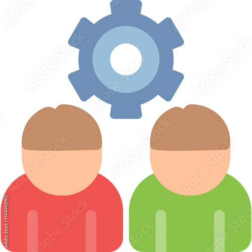 Crowdsourcing Flat Icon