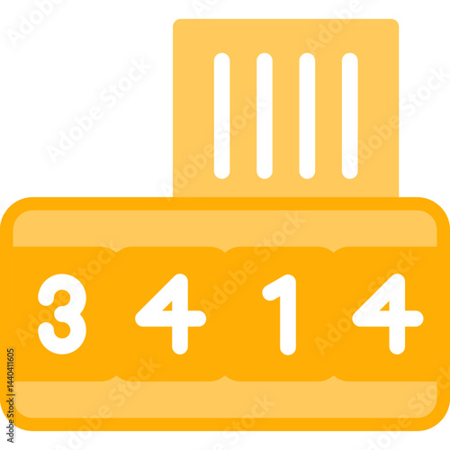 Taxi Meter Flat Icon