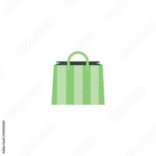 shopping bags paper bag gift shopper symbol sign icon cart vector illustration