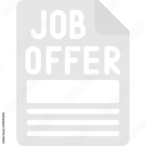 Job Offer Flat Icon