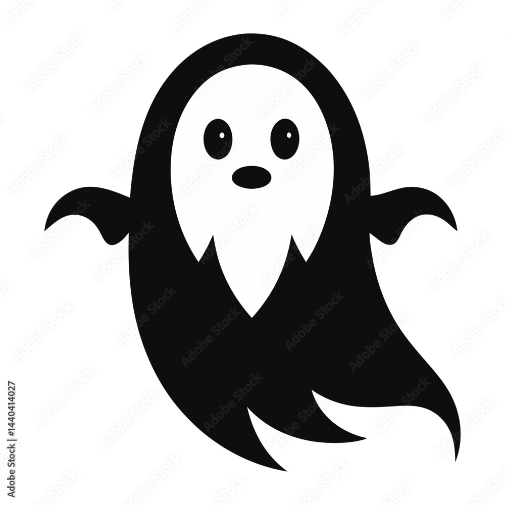 Fototapeta premium Download Halloween Ghost Icon - Clipart With Svg File For Design.
