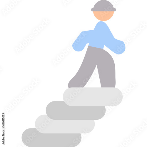 Bungee Jumping Flat Icon