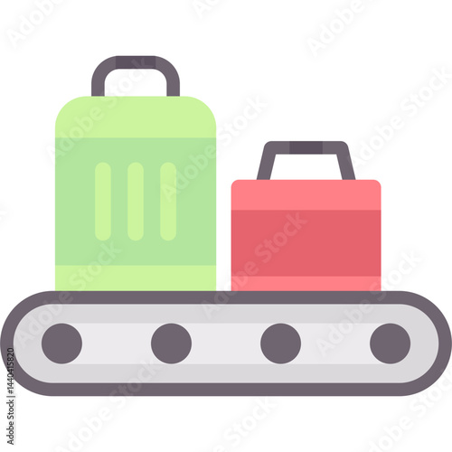 Baggage Claim Flat Icon
