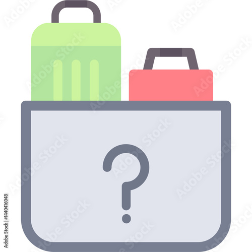 Lost and Found Flat Icon