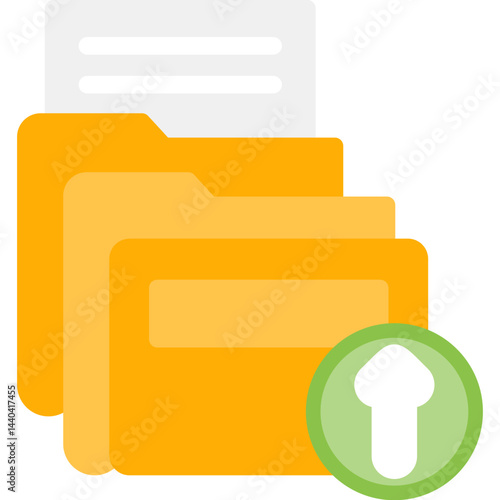 Folder Path Flat Icon