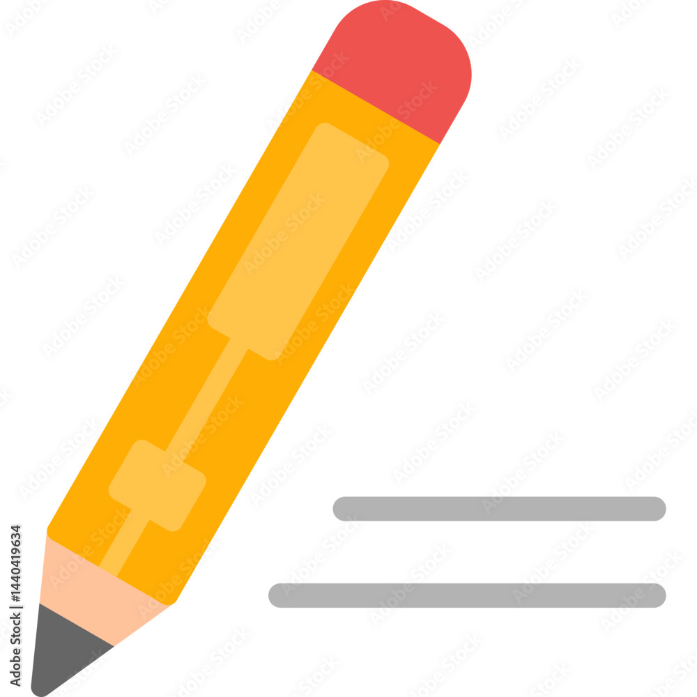 Writing Flat Icon Writing Flat Icon