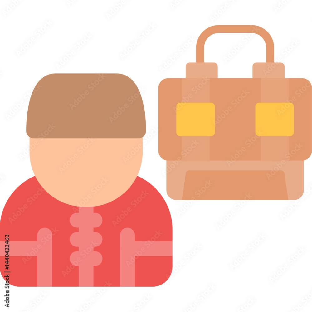 Employment Support Flat Icon Employment Support Flat Icon