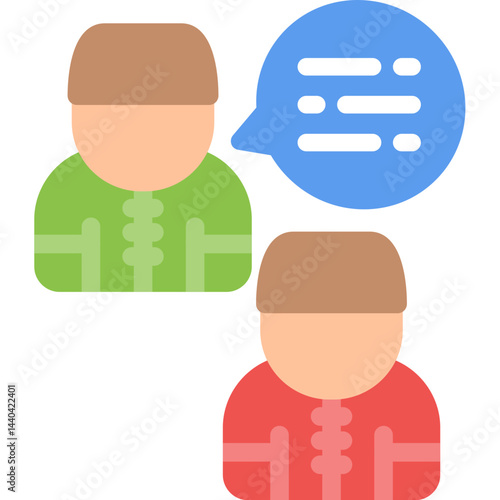 Job Interview Flat Icon