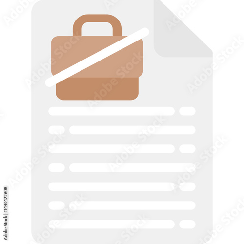 Unemployment Assistance Flat Icon