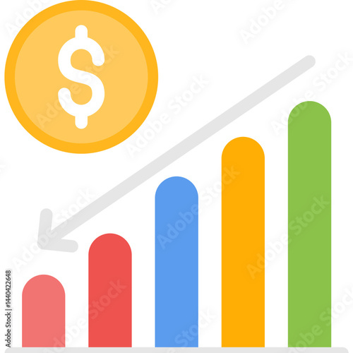 Unemployment Statistics Flat Icon