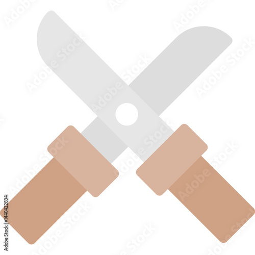 Garden Shears Flat Icon