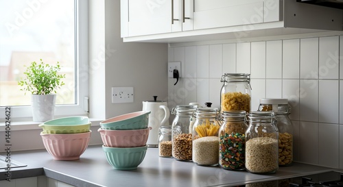 Wallpaper Mural Modern Kitchen Home Decor with Food Storage Torontodigital.ca