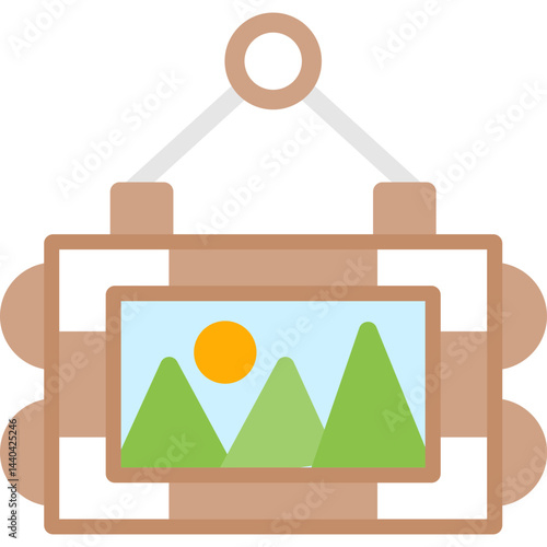 Museum Tour Flat Icon