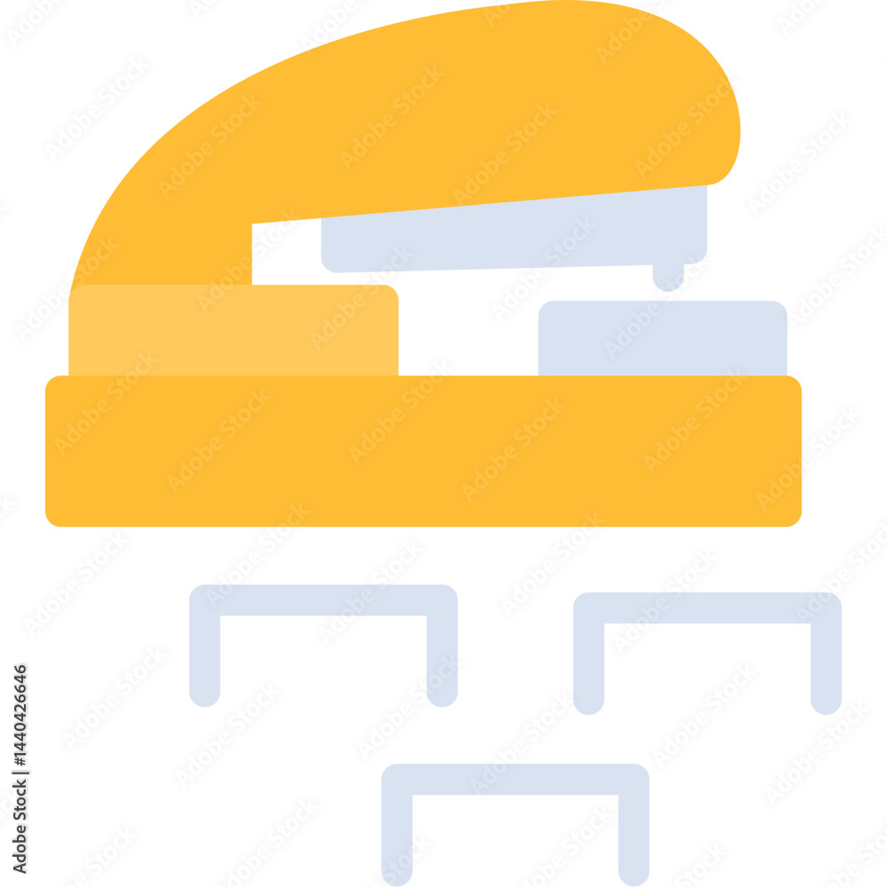 Staples Flat Icon Staples Flat Icon