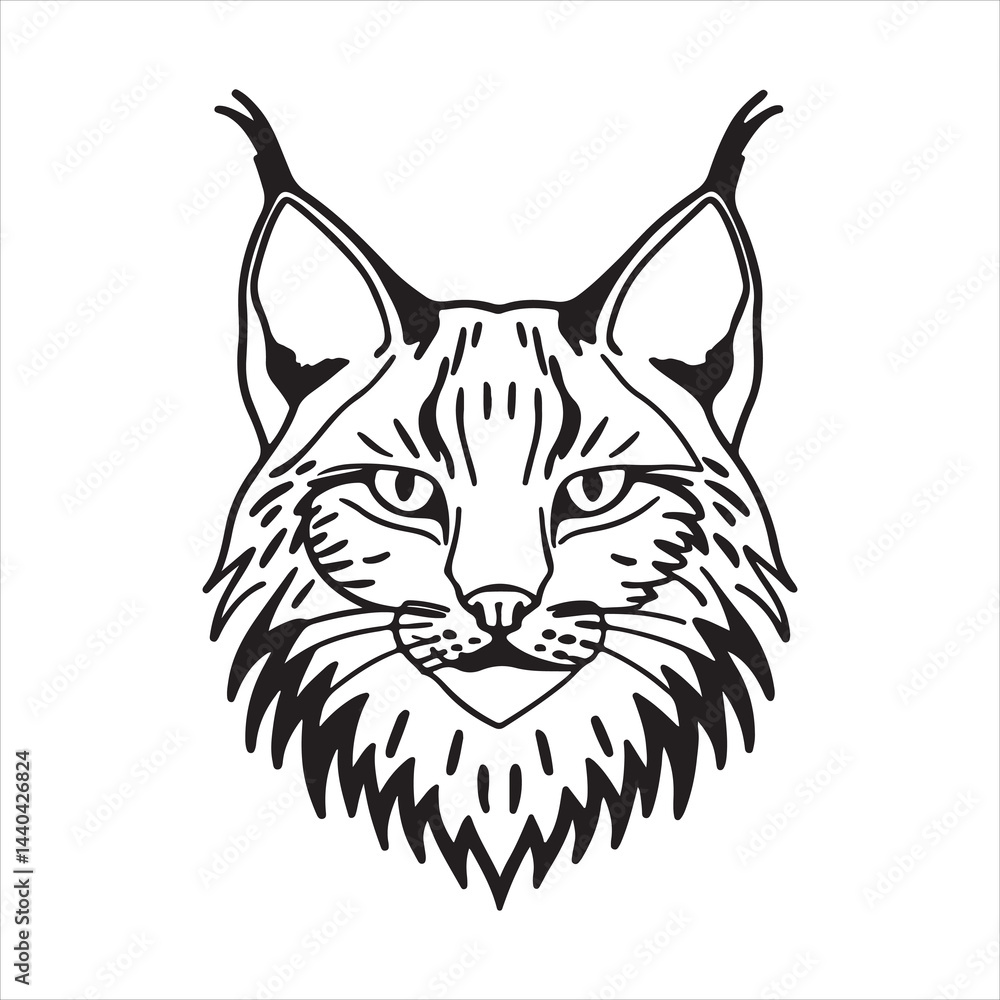 Obraz premium Mysterious Lynx - Silent Predator of the Wild