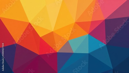 Geometric abstract shapes, modern color palette , element, vibrant