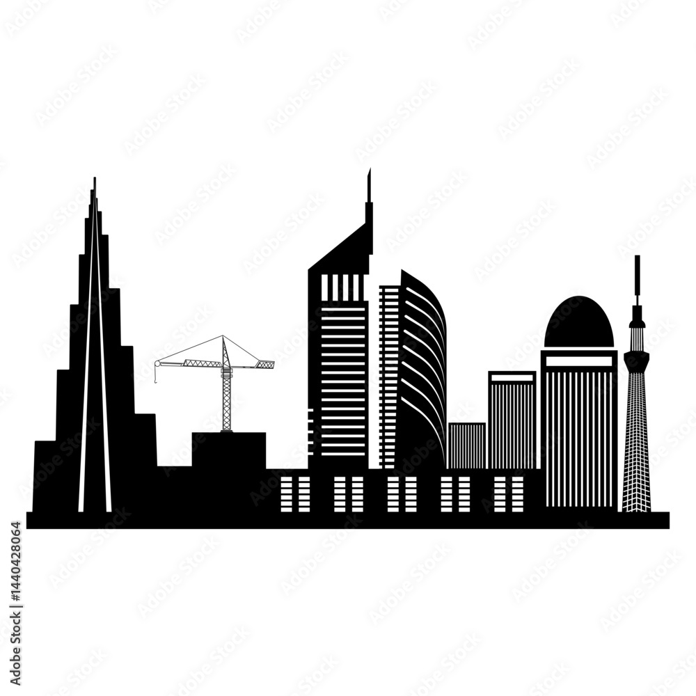 Obraz premium City Silhouette