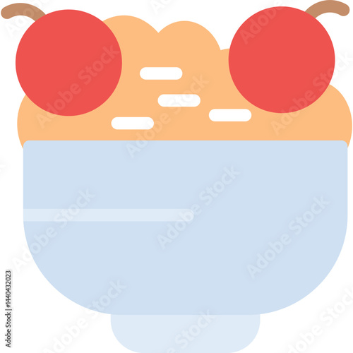 Vegan Sausage Flat Icon