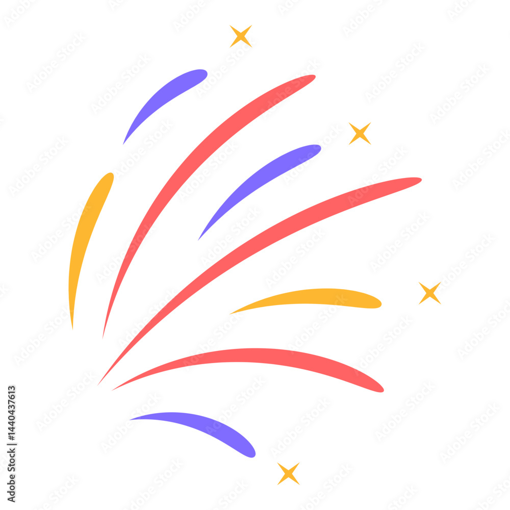 Obraz premium Colorful Fireworks