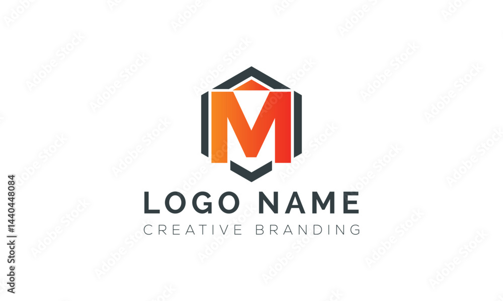 Minimalist M Logo for Branding and Identity. Minimalist M Logo for Branding and Identity.
