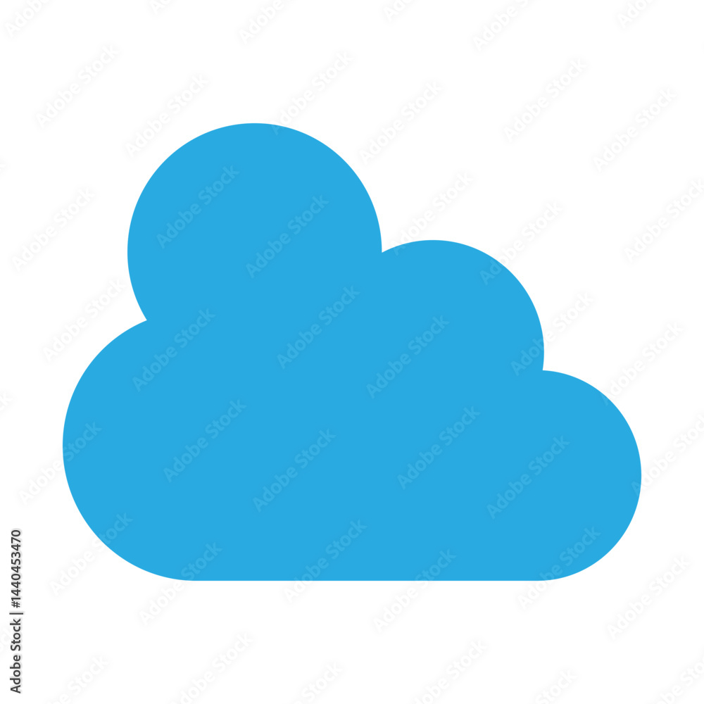 Cloud Vector Flat Icon Design Cloud Vector Flat Icon Design