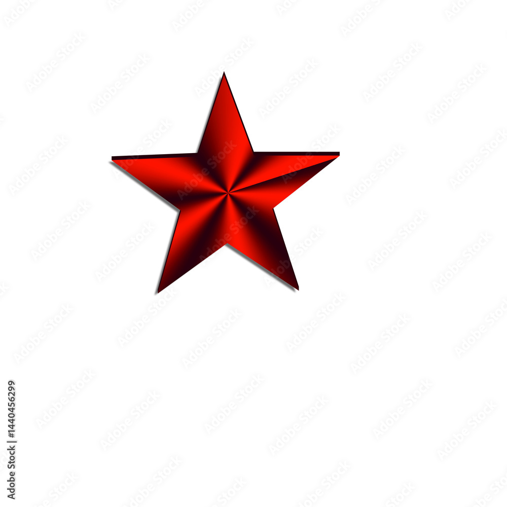 Fototapeta premium Blue Colour Star gradient icon