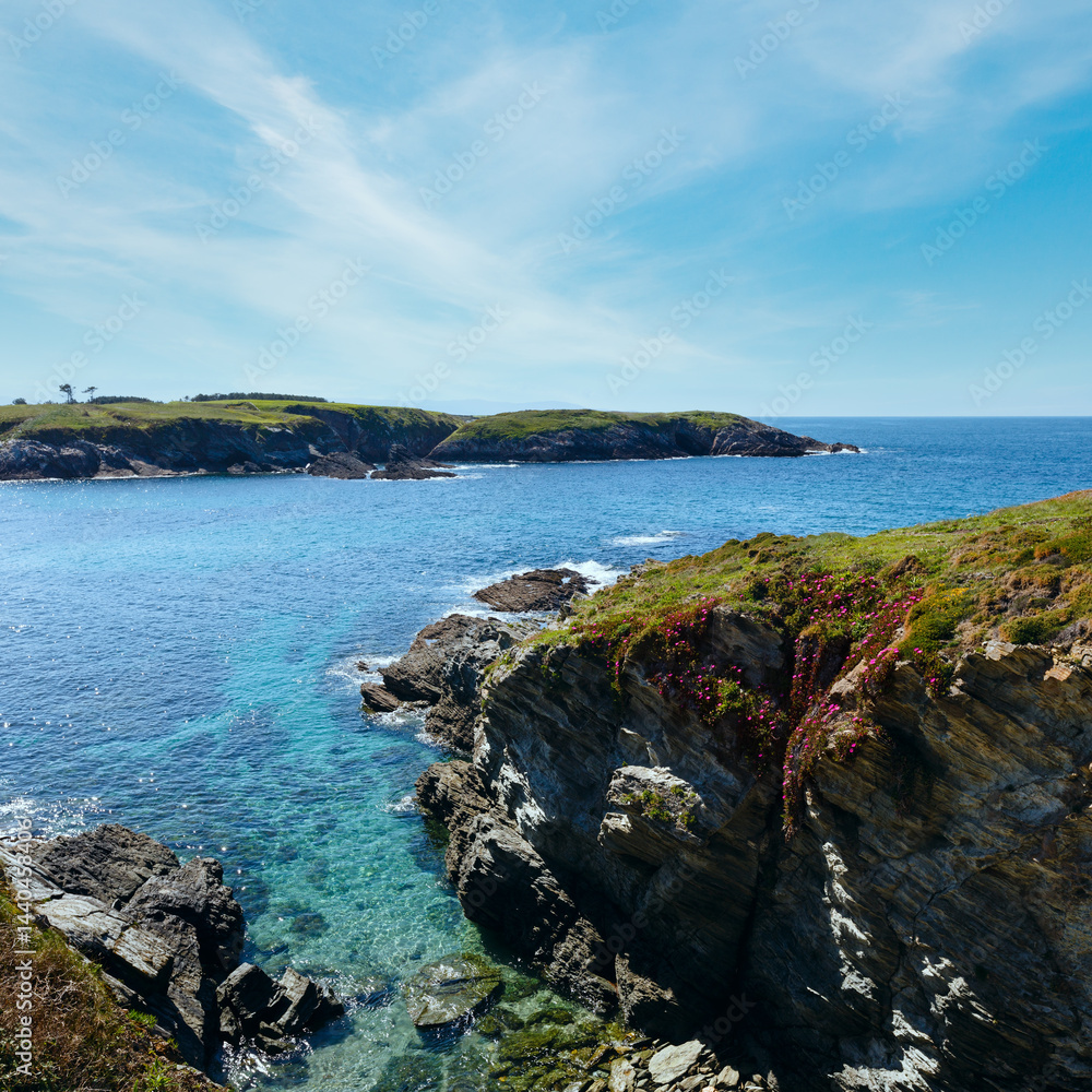 Island Pancha coastline ( Spain).
