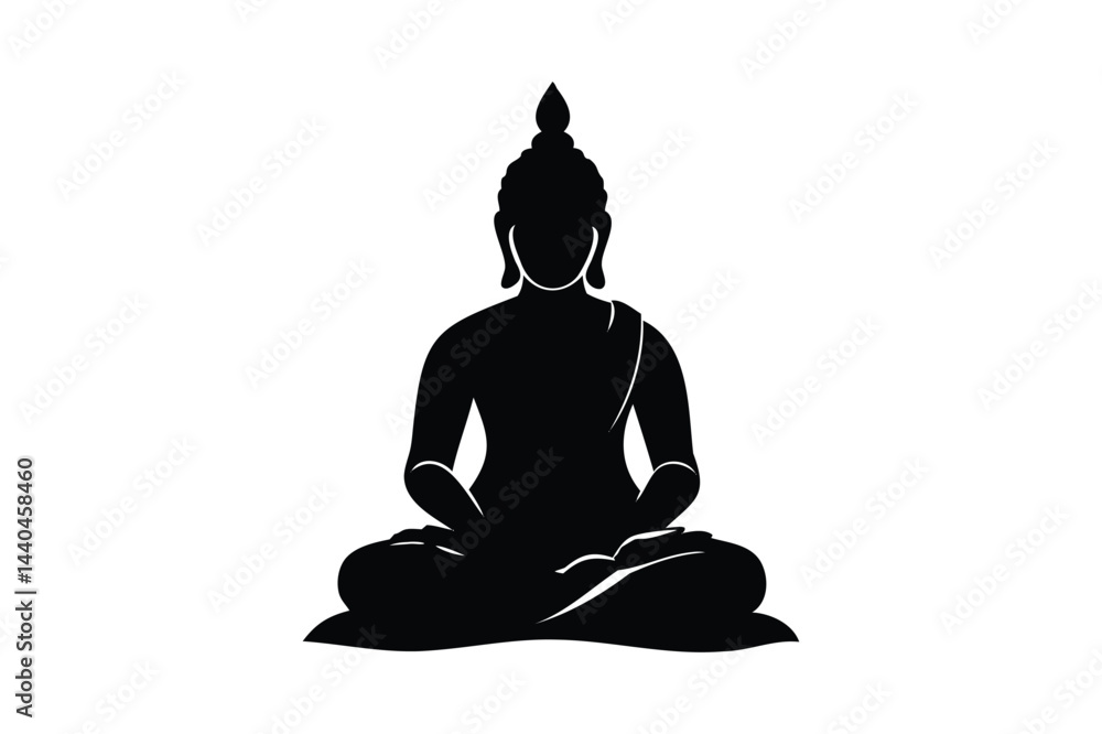 Buddha silhouette Buddha silhouette