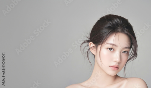 Wallpaper Mural 동안 미모 여성의 피부 관리 및 화장품 포트레이트
Portrait of a Woman with Youthful Beauty Focused on Skincare and Cosmetics Torontodigital.ca