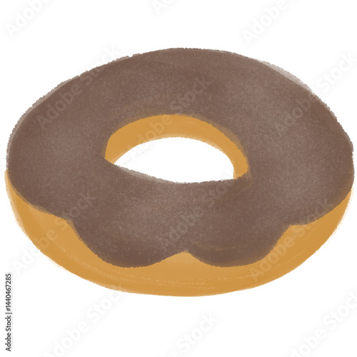 donut isolated on white