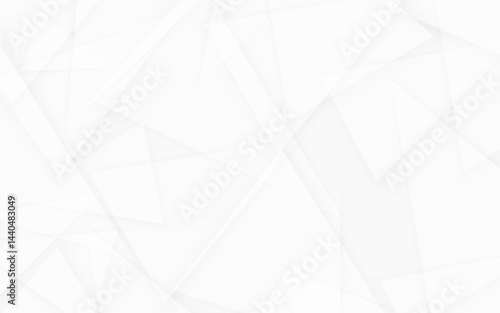 Abstract white gray geometric lines shapes background texture polygon triangle modern