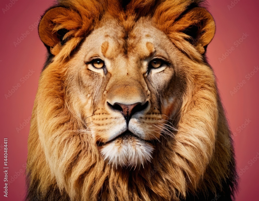 Fototapeta premium Majestic Lion Portrait
