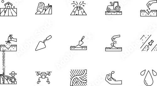 Agriculture Icon set