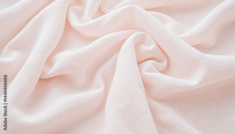 Fototapeta premium Closeup of white fabric texture, detailed background for design and photography