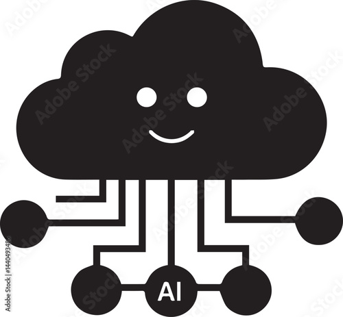 cloud computing isolated icon design, vector illustration  graphic, eps10