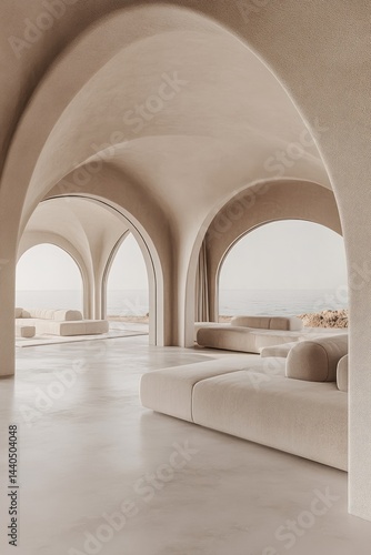 Minimalist Beachfront Lounge