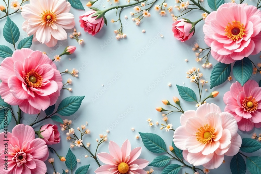 Delicate, densely packed floral motif with soft pastel hues , flower, repeat, floral repeat Delicate, densely packed floral motif with soft pastel hues , flower, repeat, floral repeat