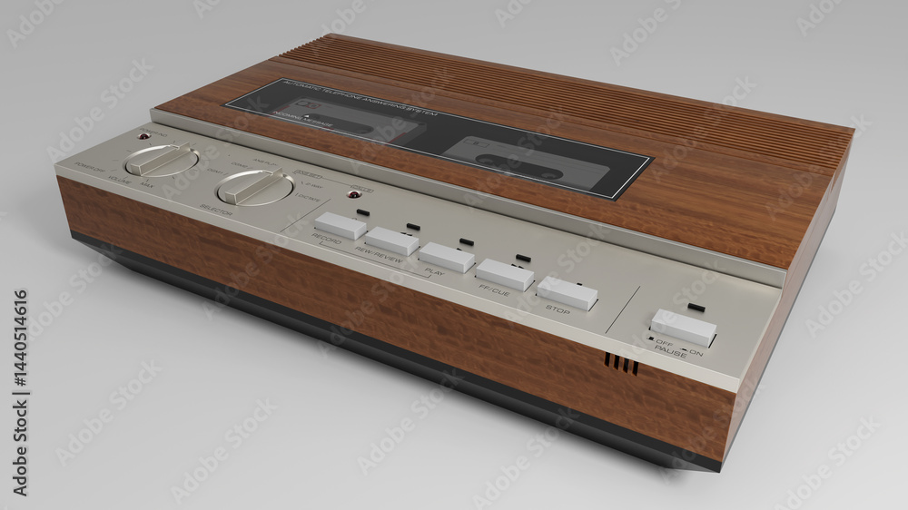 Fototapeta premium Répondeur_téléphonique vintage