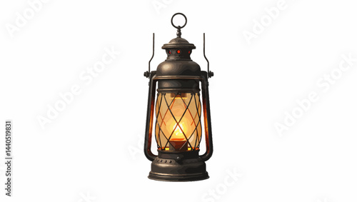 Vintage Oil Lantern: A Timeless Light Source