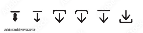 Download button icon set. Arrow download symbols. download and upload icon. Download icon files. Software download icon . Web icon set . Icons collection. Vector illustration eps 10.