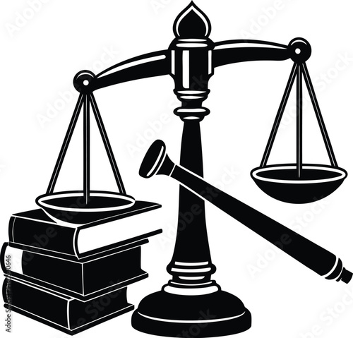 scales of justice vector